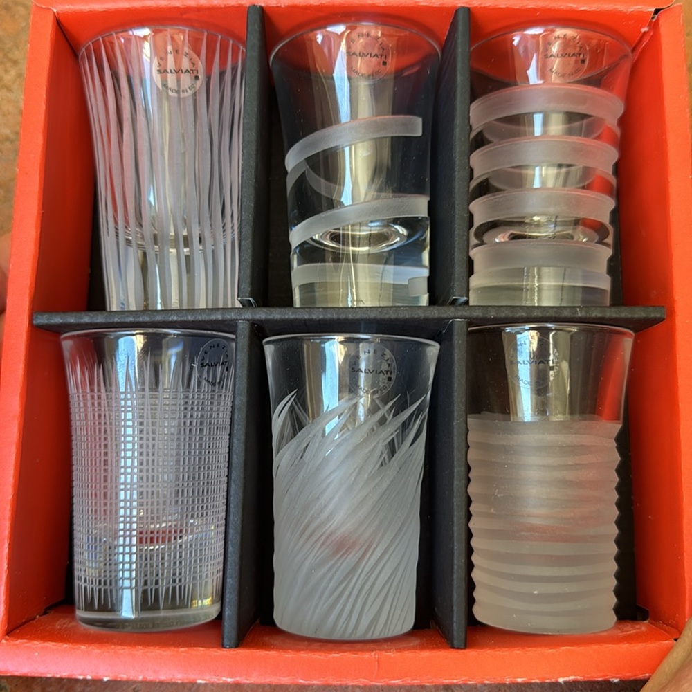 Salviati-Venice shot glasses -  New